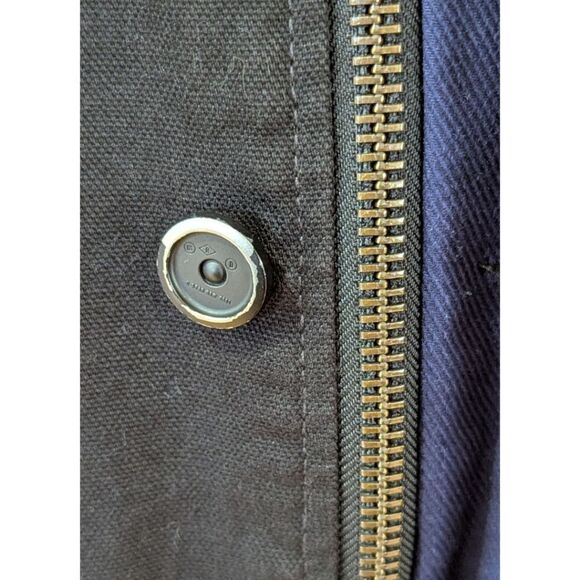 G-Star Raw Denim Fleet Garber Trench Black Canvas Field Coat Jacket Men's XL - Picture 8 of 13